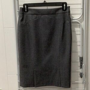 Ted Baker Gray Lined Pencil Skirt - Size 1